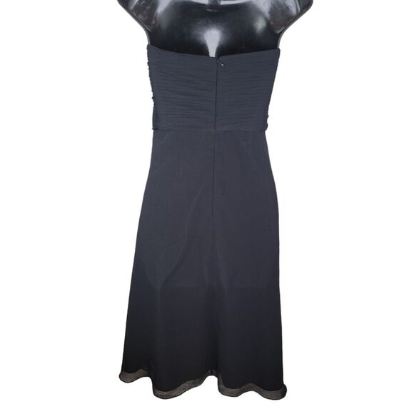 David's Bridal Black Strapless chiffon dress size 16 - Picture 7 of 7